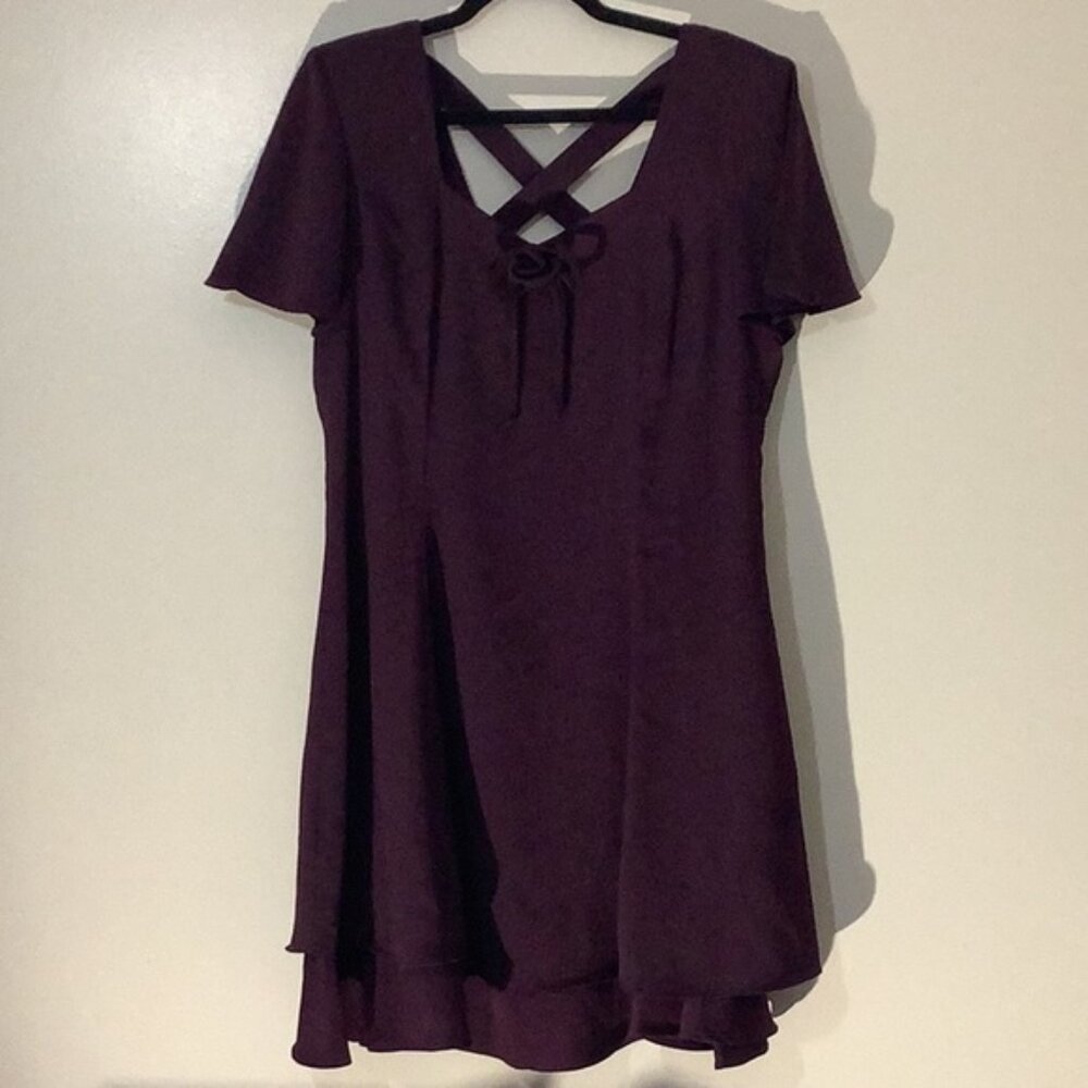 CDC Caren Desiree Company Purple Dress